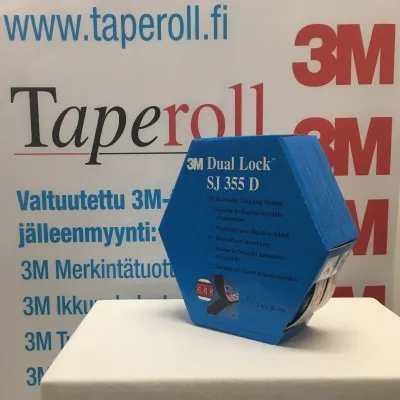 3M DUAL LOCK SJ-355D, MUSTA 25mm x 5m 7100279615
